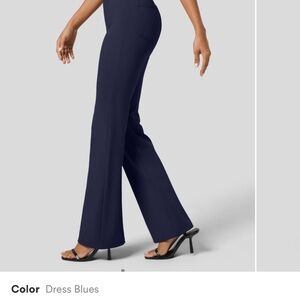 Halara Flex™ High Waisted Back Side Pocket Slight Flare Work Pants XL Tall Long